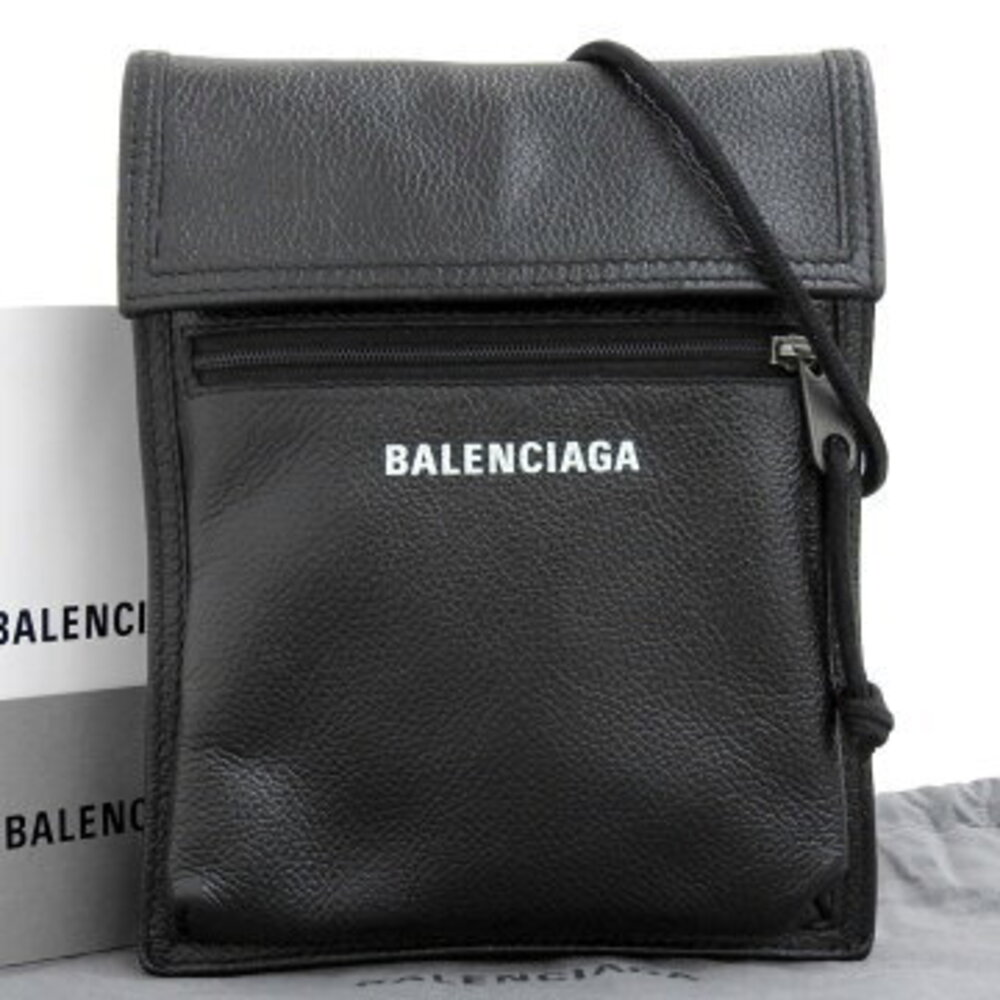 Balenciaga Clutch Strap Logo Shoulder Bag